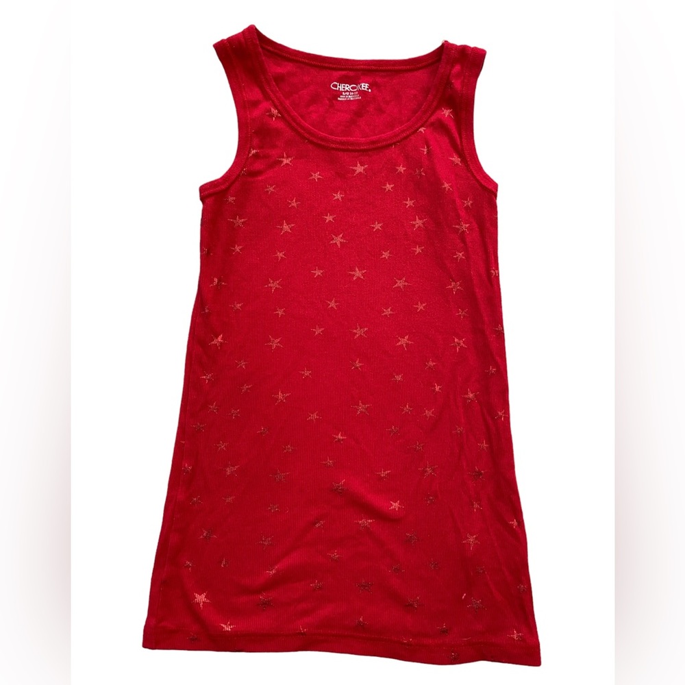 Girls red tank top. Cherokee size large 10/12